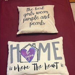 Decorative Throw Pillows with Inspirational Text